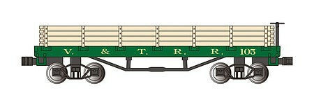 Bachmann 15453 N Scale Old-Time Wood Gondola Virginia & Truckee #