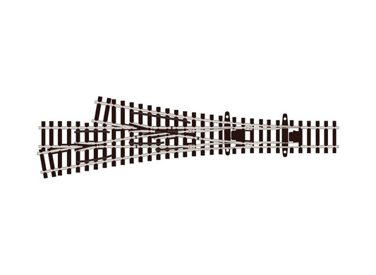 Peco SL-E399F N Scale Streamline Code 55 - Asymmetric 3-Way Turnout