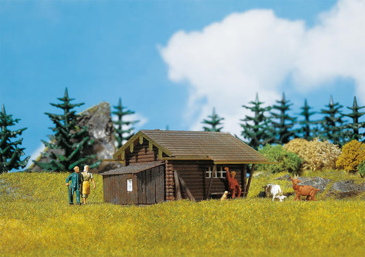 Faller 130293 HO Scale Forest Log Cabin Building Kit