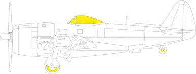 Eduard EX997 1/48 P-47D-25 EX997 Masks Canopy Mask Set