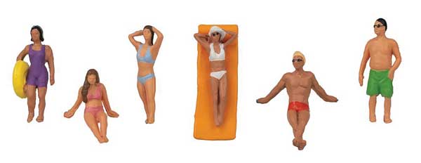 Faller 151688 HO Scale At the Beach -- pkg(6)