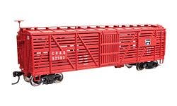Walthers Mainline 910-41454 HO 40' Wood Stock Car - CB&Q #52582