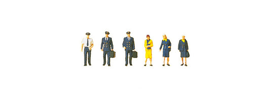 Preiser 80912 1:200 Scale Airline Personnel Figure Set
