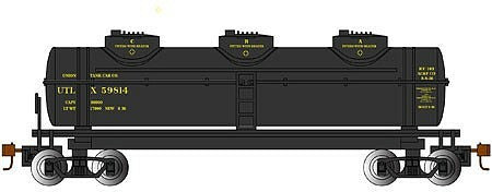 Bachmann 17109 HO Scale 40' 3-Dome Tank Car Union Tank Line #59814