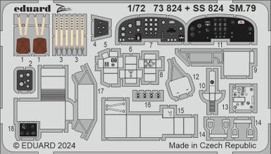 Eduard SS824 1/72 SM.79 Zoom Set