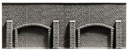 Noch 58059 HO Scale Profi-Plus Scenic Components -- Arcade Wall, Extra Long