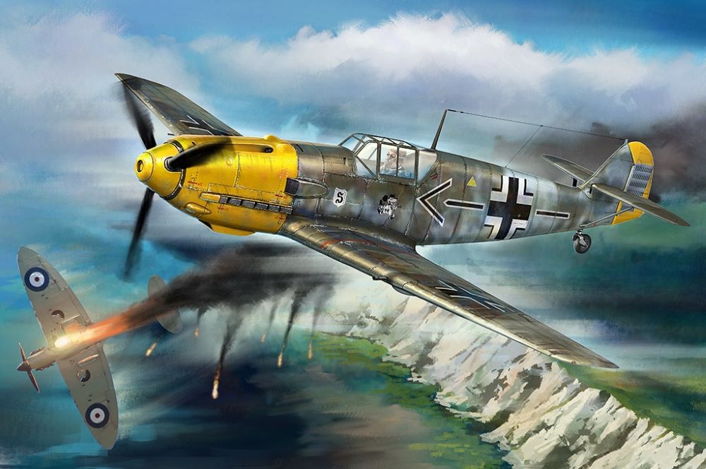 Hobby Boss 81809 1/18 Messerschmitt Bf109E Aircraft Sept 1940