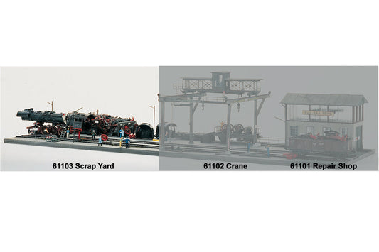 Piko 61103 HO Scale Locomotive Scrap Yard Building Kit