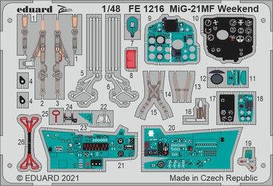 Eduard FE1216 1/48 MiG-21MF Weekend for Eduard