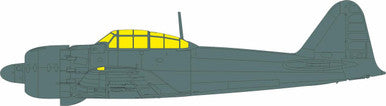 Eduard JX336 1/32 Zero TFace Canopy Mask Set