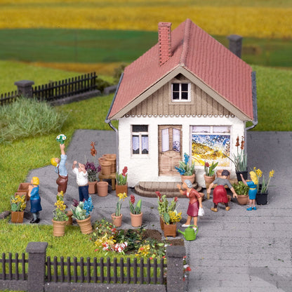 Noch 14885 HO Scale Flowerpots, 27 Pieces