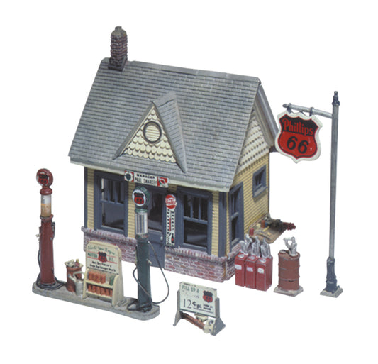 Woodland Scenics D223 All Scale Gas Station HO Scale Kit