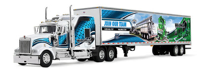 DCP 60-2167 1/64 Walinga Kenworth W900L Diecast Semi