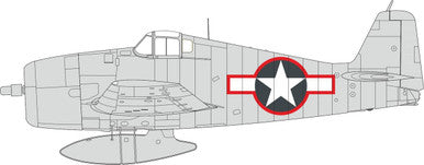 Eduard EX1003 1/48 US National Insignia w/ Red Outline Masks