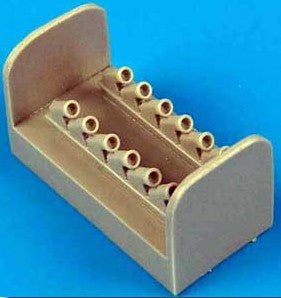 Quickboost 72249 1/72 Spitfire Mk XIV Exhaust Round for ACY