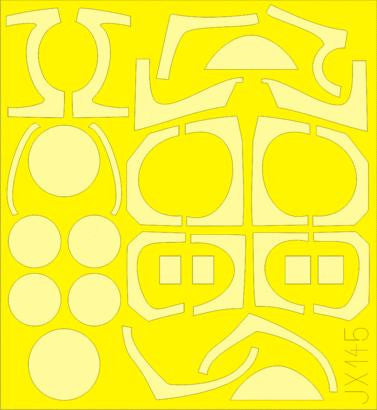 Eduard JX145 1/32 Mask He 219 for Revell Canopy Mask Set