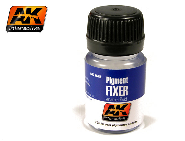 AK Interactive 48 Pigment Fixer Enamel 35ml Bottle