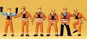 Preiser 10245 HO Scale Railroad Personnel Railway Workers - German