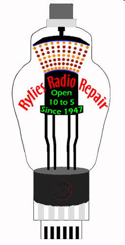 Miller Engineering 8881 O/HO Scale Rylies Radio Repair Billboard
