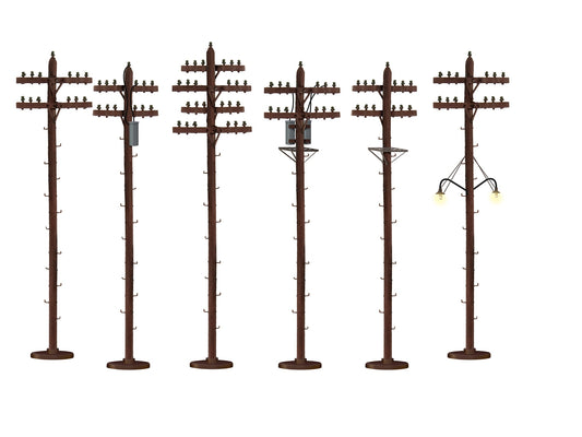 Lionel 6-37939 O Gauge Scale Telephones - Assorted