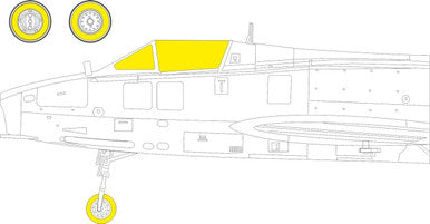 Eduard EX1048 1/48 Paint Mask for SPECIAL HOBBY SMB-2 Super Mystere