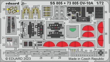 Eduard SS805 1/72 OV-10A - for ICM Model Photo Etch Detail Set