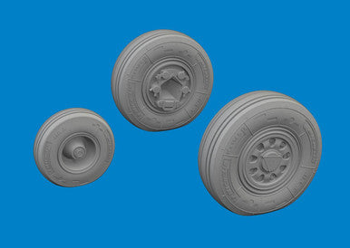 Eduard 672390 1/72 F-35B Wheels Brassin for TAMIYA