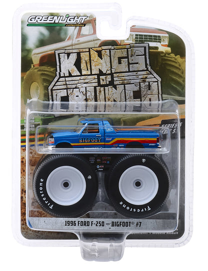 Greenlight 49050-F 1/64 Bigfoot #7 1996 Ford F-250 Monster Truck