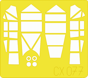 Eduard CX077 1/72 Paint Mask for ACADEMY Fi 156 Storch Canopy Mask Set