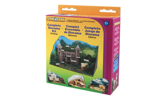 Woodland Scenics SP4197 All Scale Complete Diorama Kit: Buildings