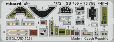 Eduard SS755 1/72 for Arma Hobby Photo Etch Detail Set
