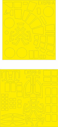 Eduard EX598 1/48 Mask He111H6 for ICM Canopy Mask Set