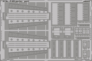 Eduard 32261 1/32 P-40N Gun Bay for Hasegawa