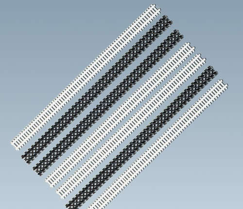 Faller 180402 HO Scale 2 Assorted Fences, Picket & Lattice -- 42-12" 108cm
