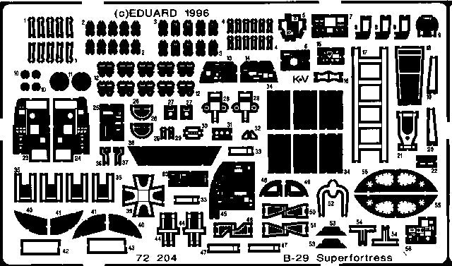 Eduard 72204 1/72 Aircraft- B29A for ACY
