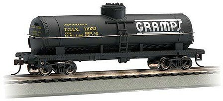 Bachmann 17804 HO Scale 40' Single-Dome Tank Car - Ready to Run - Silver Series(R) -- Gramps 11055