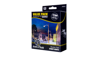 Woodland Scenics JP5912 N Scale Wooden Pole Value Pack