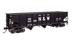 Walthers Mainline 910-56750 HO 70-Ton 3-Bay Hopper N&W #104486