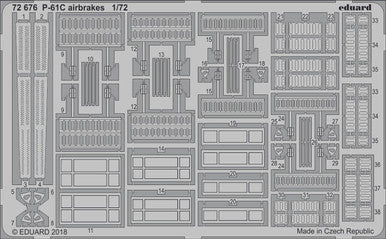 Eduard 72676 1/72 P-61C Airbrakes for Hobby Boss
