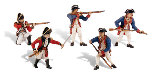 Woodland Scenics SP4454 All Scale Revolutionary War Soldiers Scene