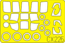 Eduard CX225 1/72 Mask Mi-8 Hip for Hobby Boss Canopy Mask Set