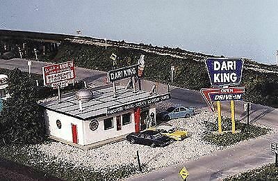 Blair Line 82 N Scale Dari-King Drive In Restaurant -- 2-1/4 x 3" 5.6 x 7.5cm