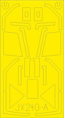 Eduard JX240 1/32 Mask Fw 190A-8/R2 TFace Canopy Mask Set for Revell