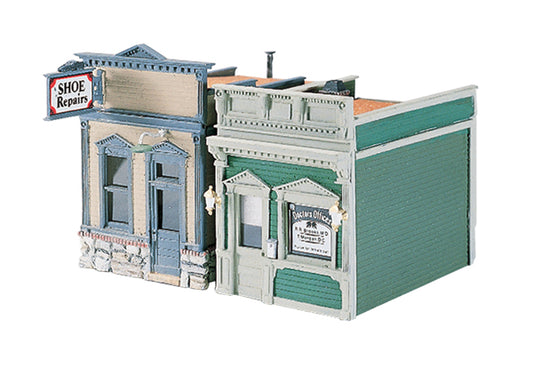Woodland Scenics D224 All Scale Doctor's Office & Shoe Repair HO Scale