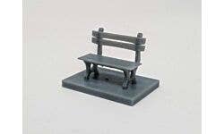 All Scale Miniatures 870854 HO Park Bench 5-Pack