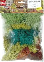 Busch 7105 All Scale Lichen, Assorted Colors 70g