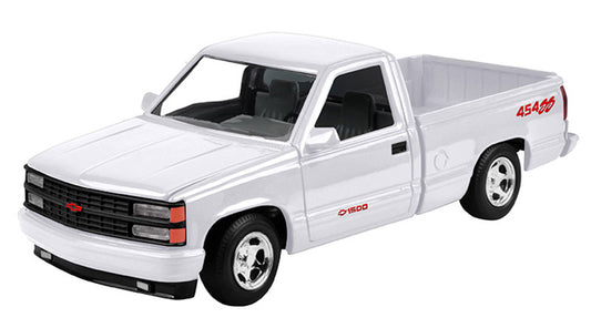 Motormax 73203WT 1/24 1992 Chevrolet 454 SS Pickup, White