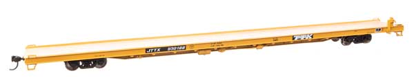 Walthers Mainline 5746 HO Scale 89' Channel Side Flatcar - Ready to Run -- Trail