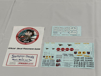 Starfighter Decals IPMSUSA-2019 IPMS National Convention Exclusive