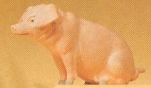 Preiser 47047 1/25 Scale Domestic Animal Figures, 1/24 - 1/25 Scale